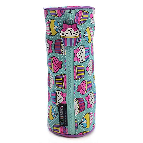 Fashion Stationery Pencil Cases in a Cupcake Dotty Girls Kids Children's Back to School Pencil Case Pencil Pouch