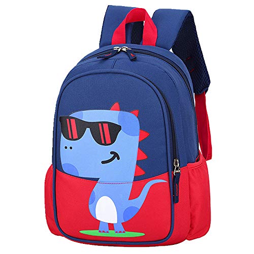 POWOFUN Kids Toddler Preschool Travel Backpack Kindergarten Cool Cute Cartoon Schoolbag Backpack Dinosaur Red Backpack Bookbag For Girls Boys Baby