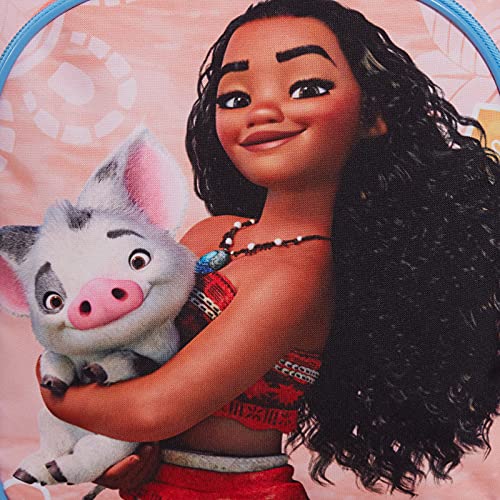 Disney Moana Bag Girls Backpack for Kids Large School Bag Travel Sports Bag with Drinks Holder