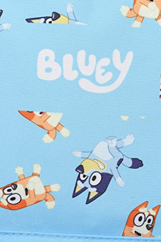 Official Bluey & Bingo Childrens Backpack, Kids Backpack, Schoolbag, Rucksack Blue