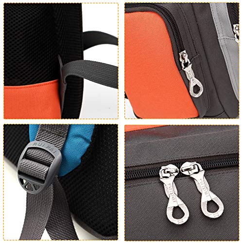 SIVENKE Kid's Backpack Children School Bag for Boys (Yellow and Blue)