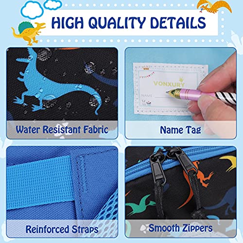 VX VONXURY Kids Backpack,Cute Preschool Toddler Schoolbag for Boys Girls with Chest Strap Children Primary Book Bag Water Resistant Rucksack