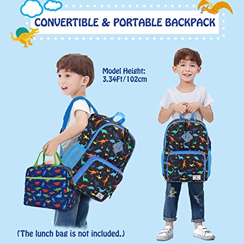 VX VONXURY Kids Backpack,Cute Preschool Toddler Schoolbag for Boys Girls with Chest Strap Children Primary Book Bag Water Resistant Rucksack