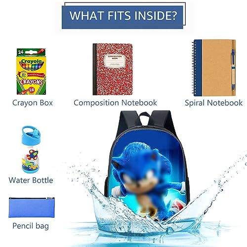 REYOK Backpacks Boys School Backpack Hedgehog Schoolbag for Kids Hedgehog Backpacks School Bags Office Stationery Storage Bag for Boys Girls Children