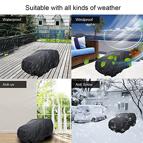 VVHOOY Kids Ride-On Toy Car Cover, Large Car Toy Cover Outdoor Wrapper Resistant Heavy Duty Waterproof UV Rain Snow Protection for Electric Battery Powered Children Wheels Toy Vehicles