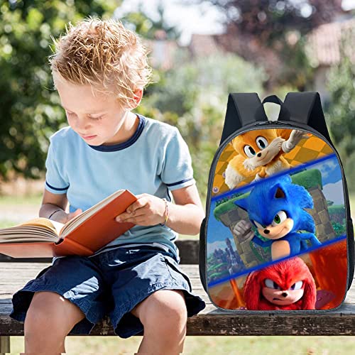 REYOK Children's Backpacks Kids Hedgehog School Bag Boys Backpack Travel Bag Student Schoolbag Book Stationery Bag Anime Bag School Bags backpack for kindergarten middle and elementary school