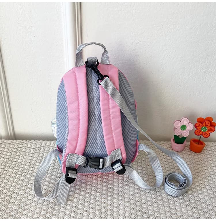 Topways® Cute Unicorn Girl Toddle Backpack, Girls Schoolbag with Walkers Tether Belt, Walking Strap Rucksack with Reins for Girls Age 2 3 4 5