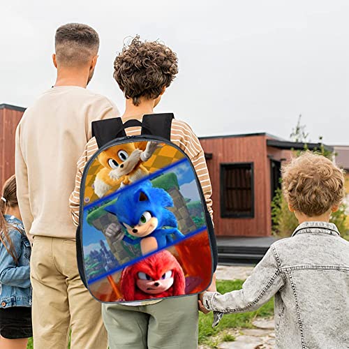 REYOK Children's Backpacks Kids Hedgehog School Bag Boys Backpack Travel Bag Student Schoolbag Book Stationery Bag Anime Bag School Bags backpack for kindergarten middle and elementary school