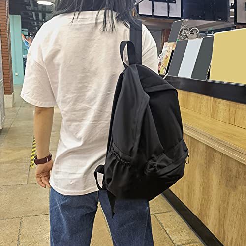 TTSAM Backpacks For Student Kids School Bags Lightweight School Bag, Plain Backpack For Teenager Girls Boys Solid Color Large Capacity Rucksack Travel Laptop Bag With Two Bottle Pockets