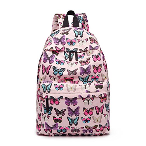 Kono Casual Daypack School Bag Backpacks for Children Students Teenagers Girls Boys Bookbag Women Canvas Travel Rucksack