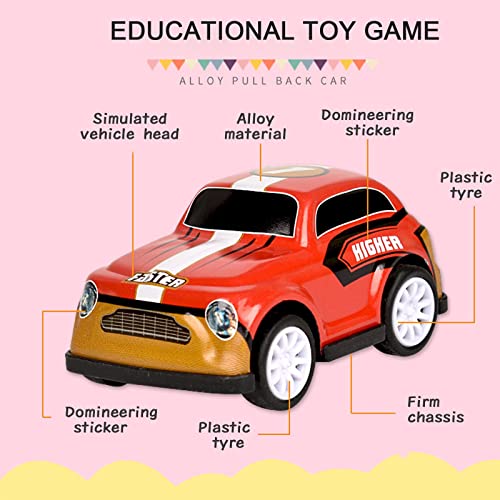 AWAVM Pull Back Cars,8PCSMini Push and Go Car Toy,Pull Back Racing Vehicles for 2 3 5 Year Olds Boys Party Bags Fillers