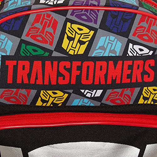 Transformers Boys Backpack Official Bag for Back to School Kindergarten Kids Large Capacity Autobots Bumblebee, Optimus Prime and Megatron Sports Rucksack Lunch Bag Travel Carry On Case