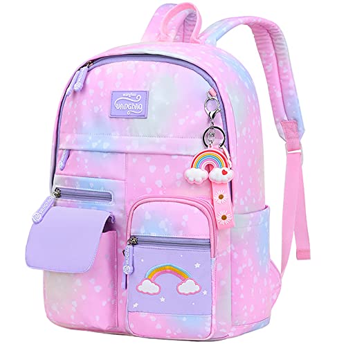 Kaxich School Backpack for Girls Large Capacity Bookbag Starry Sky Rucksack Bag Children Daypack for Teen Girl