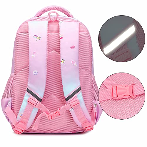 Backpack for Girls Unicorn School Bag Elementary Bookbag Backpacks Teens Unicorn Schoolbags for Girl Children Backpack Set Kids Daypack
