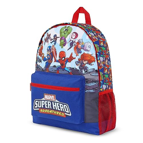 Marvel Backpack Kids School Bags for Boys Avengers Spiderman (Multicolor)