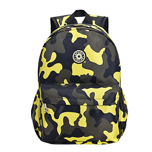 VIDOSCLA Camo Backpacks for Elementary Primary Students Schoolbag Boys Casual Daypack for Kids