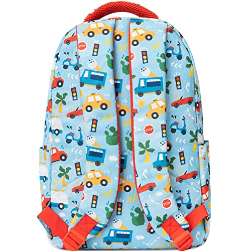 Snug Kids Backpack for School, Sports and Travel Perfect for Ages 4+ (Cars)