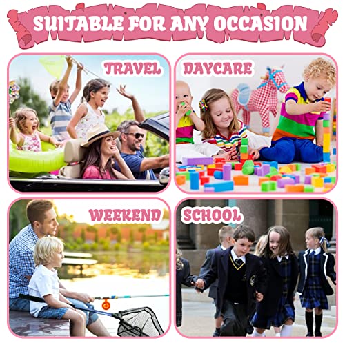 VASCHY Girls Backpack, 11.5L Lightweight School Bag for Kids Water Resistant Toddler Backpack with Reflective Chest Strap Children's Rucksack with Bottle Pockets for Kindergarten(Rainbow Unicorn)