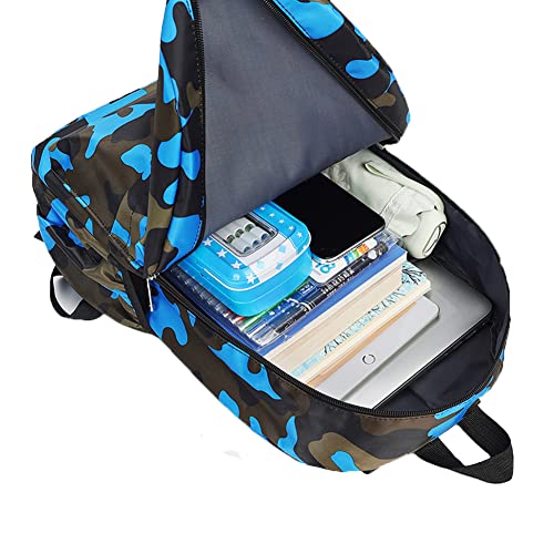 Estwell Kids Boys Girls Camouflage School Backpack Children Primary Schoolbag Book Bag Waterproof Nylon Rucksack Casual Daypack