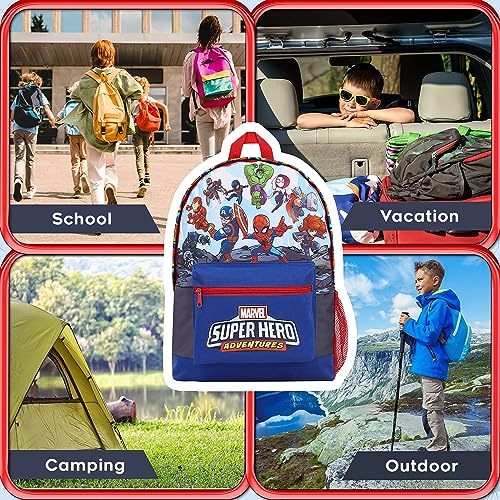 Marvel Backpack Kids School Bags for Boys Avengers Spiderman (Multicolor)