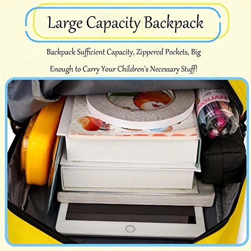 FERKOS Rainbow Friends Backpack, Rainbow Friends School Bag, Waterproof Backpacks, Travel Backpack, Personalised Cartoon Students Schoolbag, Unisex Kids Bags Rainbow Friends School Bag