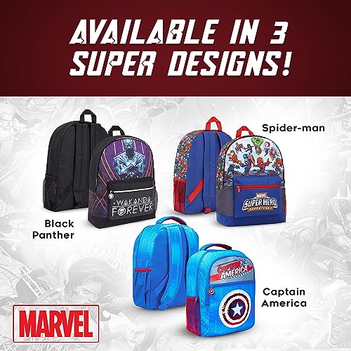 Marvel Backpack Kids School Bags for Boys Avengers Spiderman (Multicolor)