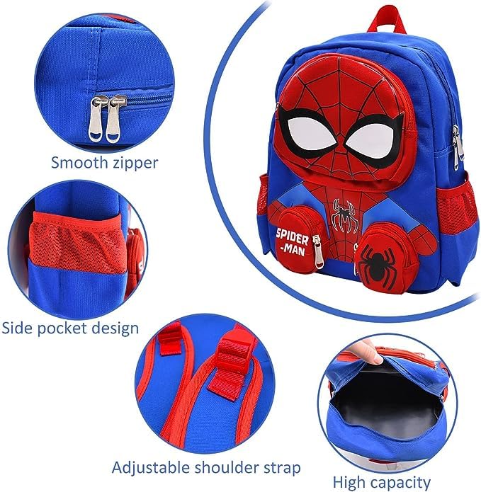 Miotlsy Boys Backpack for Kids, School Backpack Children Primary Schoolbag with Water Cup Bag Durable Unisex Student Backpacks