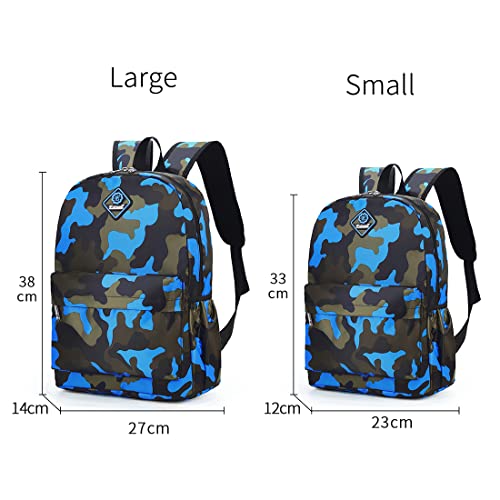 Estwell Kids Boys Girls Camouflage School Backpack Children Primary Schoolbag Book Bag Waterproof Nylon Rucksack Casual Daypack