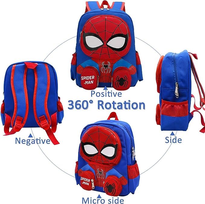 Miotlsy Boys Backpack for Kids, School Backpack Children Primary Schoolbag with Water Cup Bag Durable Unisex Student Backpacks