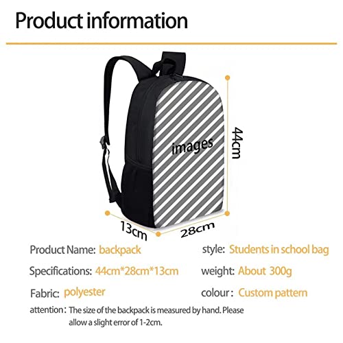 KUIFORTI Kids School Bookbags with 3D Animal Tiger Printed Schoolbags Large Capacity Backpack Boys Girls Animal Casual Daypack Outdoor Sport Rucksack