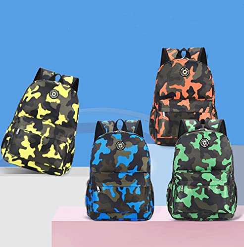 Estwell Kids Boys Girls Camouflage School Backpack Children Primary Schoolbag Book Bag Waterproof Nylon Rucksack Casual Daypack