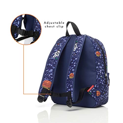 Blue Spaceman Kids Children Junior Backpack Rucksack Schoolbag Girl Boy