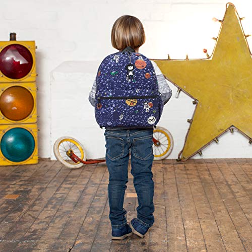 Blue Spaceman Kids Children Junior Backpack Rucksack Schoolbag Girl Boy