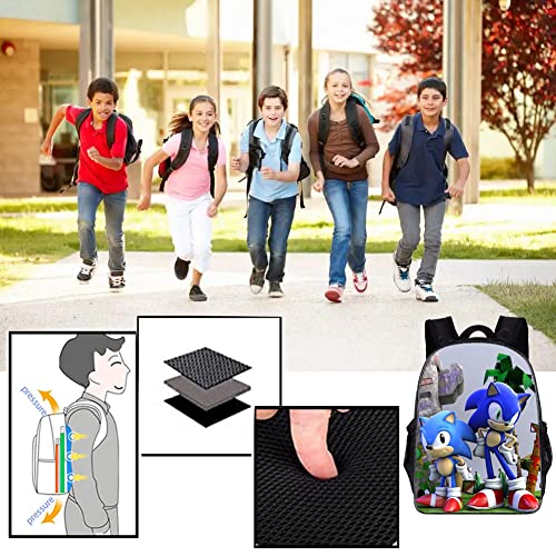 REYOK Hedgehog Backpacks,Backpacks, Student Schoolbag,3D Print Hedgehog Backpack,Kids School Bag for Boys Elementary and Middle School Students