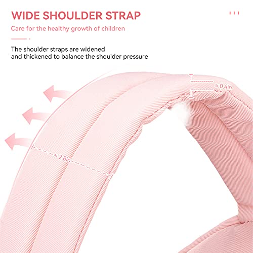 ZLLOO Rainbow Preschool Backpack Waterproof School Backpack Little Kid Book Bag for Teens Girls Gift (Pink) 41*30*12cm