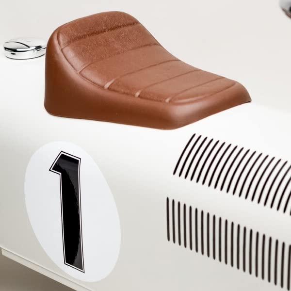 Vilac Vintage Metal Ride-On Car For Children, 2 Years+, 76 x 38 x 40 cm, Off White