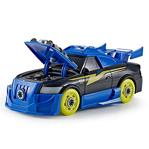 Think Gizmos Racing Car Kit for Young Kids - Build Your Own Toy Car - Toy for Boy and Girl Aged 3 and more - with 30 Parts with Realistic Sounds & Lights