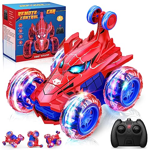 HappyGoLucky Remote Control Cars Toys for 3-12 Year Old Boys Girls, Monster Truck Boys Toys Age 3-12 Rc Car Gifts for 3-11 Year Old Boys Toy Cars Kids Toys Present for 4-10 Year Old Boys