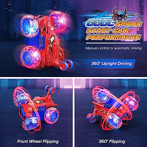 HappyGoLucky Remote Control Cars Toys for 3-12 Year Old Boys Girls, Monster Truck Boys Toys Age 3-12 Rc Car Gifts for 3-11 Year Old Boys Toy Cars Kids Toys Present for 4-10 Year Old Boys