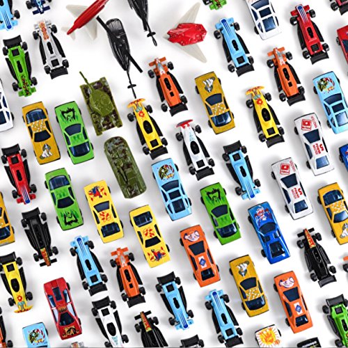 Prextex 100pc Diecast Cars - Die Cast Cars Diecast Mini Racing Vehicles, Kids Car Toys, Model Cars Gift Playset, Car Set For Kids, Toy Cars For Boys, Small Model Racing Cars Box, Car Toy for Kids