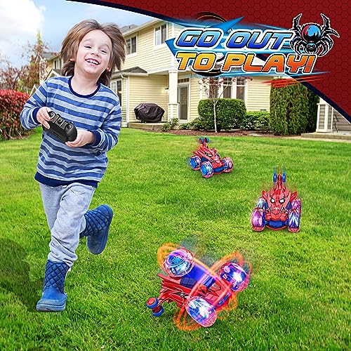 HappyGoLucky Remote Control Cars Toys for 3-12 Year Old Boys Girls, Monster Truck Boys Toys Age 3-12 Rc Car Gifts for 3-11 Year Old Boys Toy Cars Kids Toys Present for 4-10 Year Old Boys