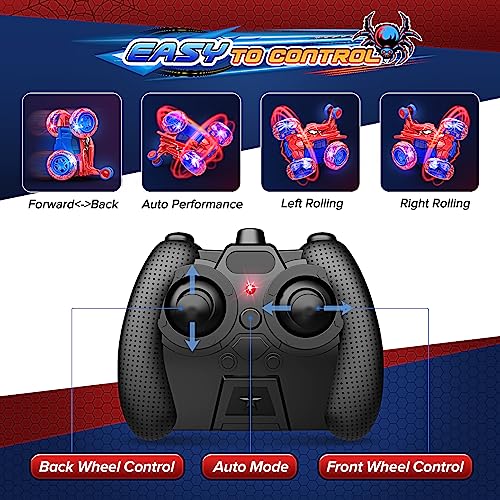 HappyGoLucky Remote Control Cars Toys for 3-12 Year Old Boys Girls, Monster Truck Boys Toys Age 3-12 Rc Car Gifts for 3-11 Year Old Boys Toy Cars Kids Toys Present for 4-10 Year Old Boys