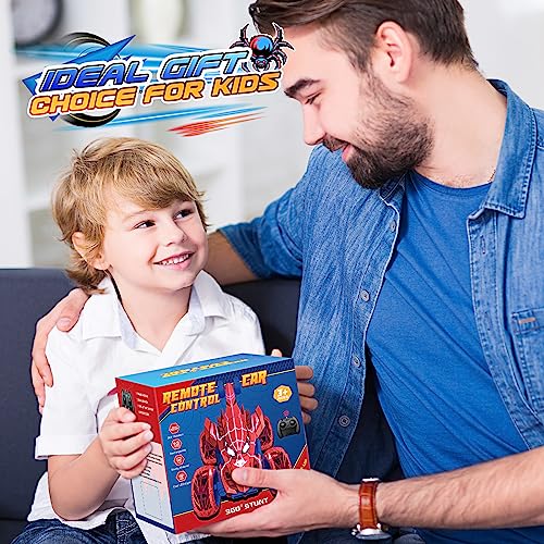 HappyGoLucky Remote Control Cars Toys for 3-12 Year Old Boys Girls, Monster Truck Boys Toys Age 3-12 Rc Car Gifts for 3-11 Year Old Boys Toy Cars Kids Toys Present for 4-10 Year Old Boys