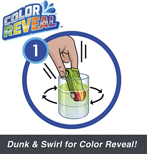 Hot Wheels , Set of 2 Hot Wheels Color Reveal Cars in 1:64 Scale with Surprise Reveal & Repeat Color-Change in Very Warm & Icy Cold Water, Styles May Vary, GYP13