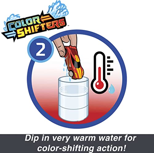 Hot Wheels , Set of 2 Hot Wheels Color Reveal Cars in 1:64 Scale with Surprise Reveal & Repeat Color-Change in Very Warm & Icy Cold Water, Styles May Vary, GYP13