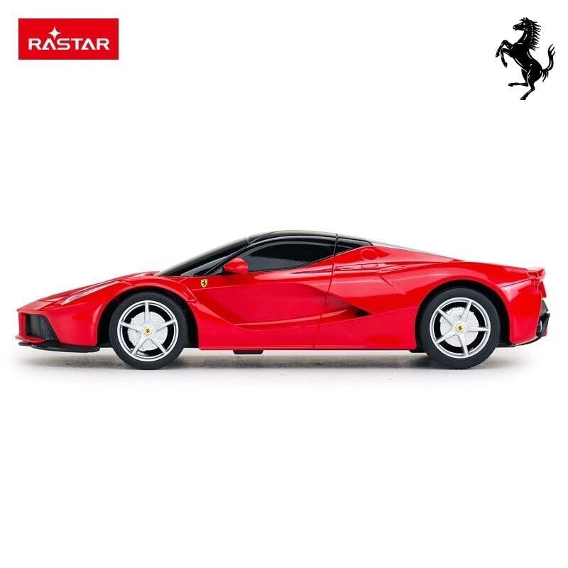 RASTAR La Ferrari Remote Control Car, 1:24 Ferrari RC Car for Kids, Red Toy Car