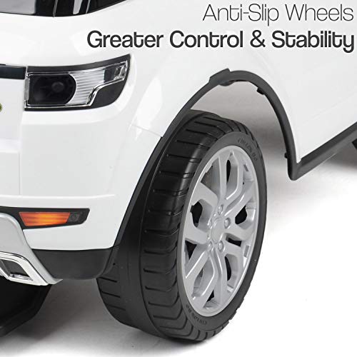 Licensed Range Rover Ride On Car, Kids Foot To Floor, Toddler Evoque SUV, Sound Effects, Under Seat Storage