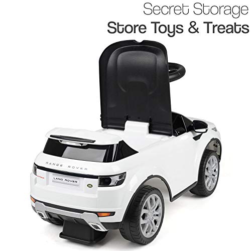 Licensed Range Rover Ride On Car, Kids Foot To Floor, Toddler Evoque SUV, Sound Effects, Under Seat Storage