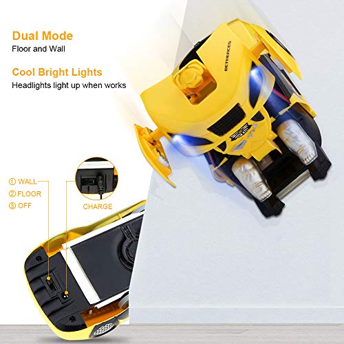 Epoch Air Remote Control Robot, Kids Toys Transformation RC Robot Car 360° Rotation Led Light Radio Controlled Wall Stunt Car Indoor Game Birthday Gifts for Boys Girls 3 4 5 6 7 8 9 10 Years Old