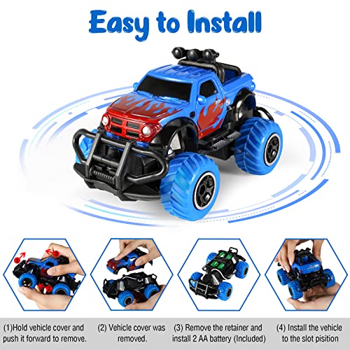 Remote Control Cars for Boys, RC Car Kids Toys for 3 4 5 6 7 8 9 Years Old Boys Girls, RC Turck for Kids, Boys Toys Age 3-9 Off Road Vehicle Racing Car